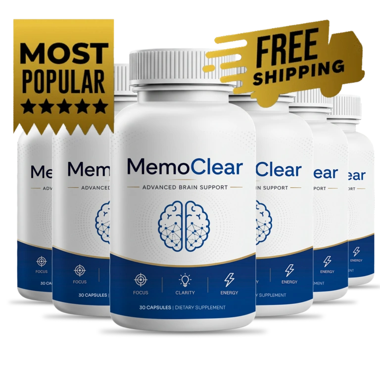 MemoClear 6 bottle best value pack 180 day memory support supply
