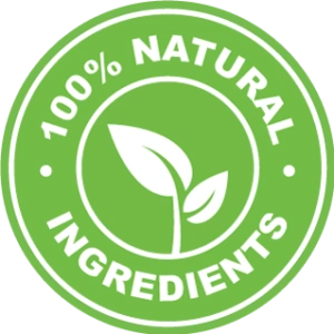 MemoClear all natural ingredients badge