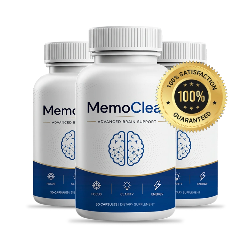 MemoClear 60 day money back guarantee bottle badge